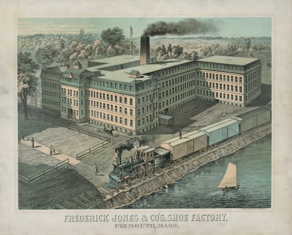 Frederick Jones Cos Shoe Factory Plymouth Mass