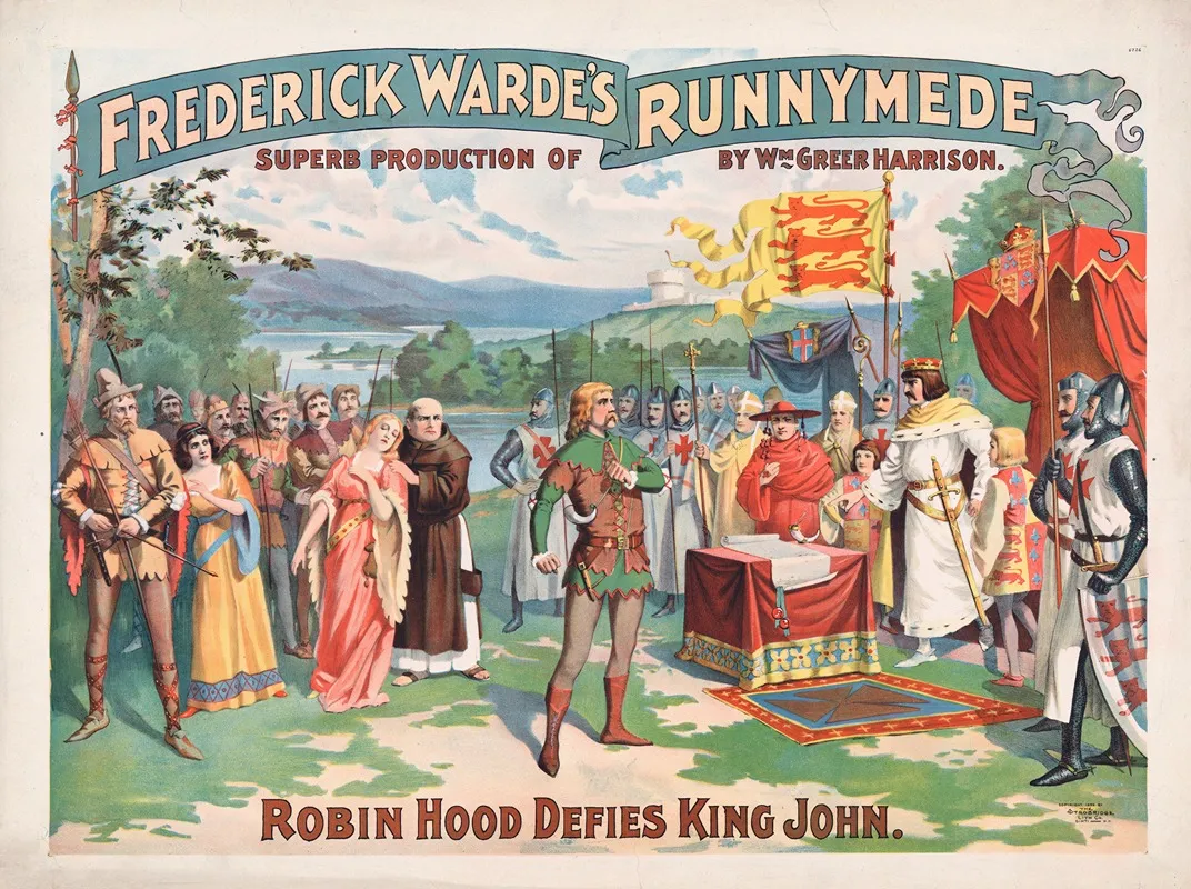 Frederick Wardes Superb Production Of Runnymede By Wm Greer Harrison