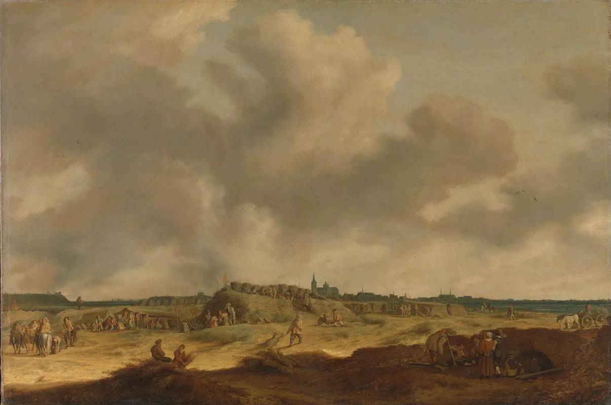 Frederik Hendriks Siege Of S Hertogenbosch 1629 Wall Art by Pieter de Neyn - High-Resolution Digital Print