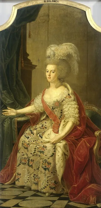 Frederika Sophia Wilhelmina Of Prussia 1751 1820 Wife Of Prince Willem V Wall Art by Benjamin Samuel Bolomey - High-Resolution Digital Print