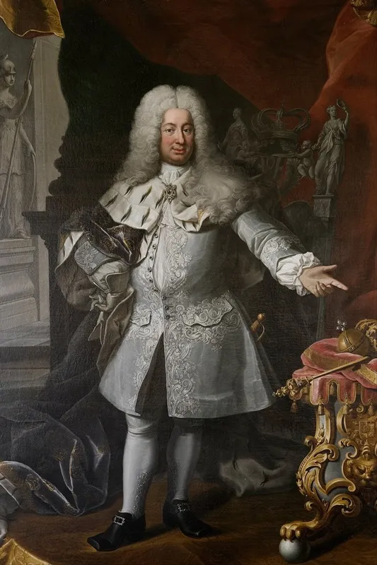 Fredrik I King Of Sweden 1720 1751 Wall Art by Georg Engelhard Schröder - High-Resolution Digital Print