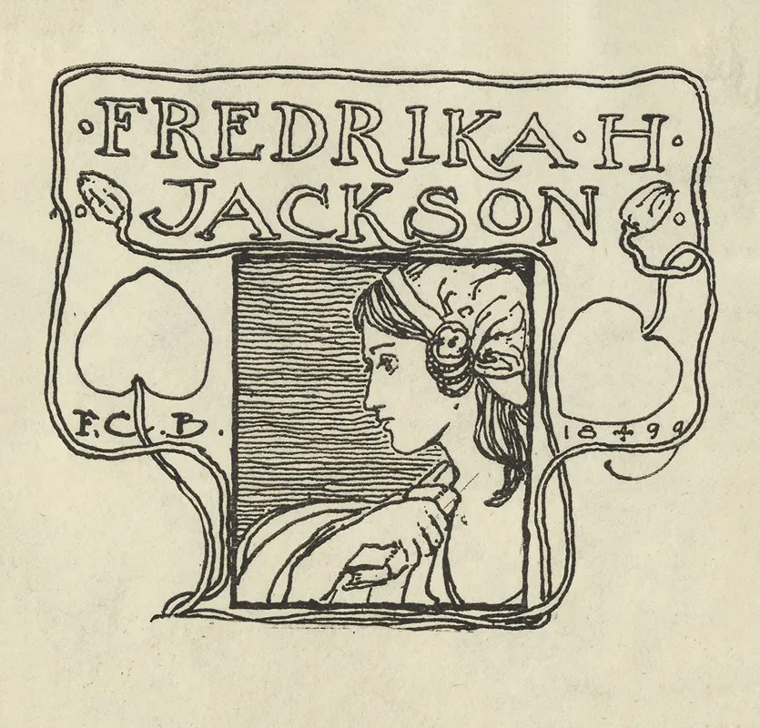 Fredrika H Jackson Wall Art by Frank Chouteau Brown - High-Resolution Digital Print