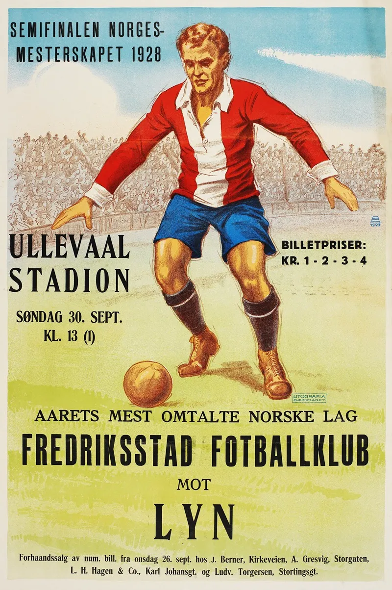 Fredriksstad Fotballklub Mot Lyn Semifinalen Norgesmesterskapet