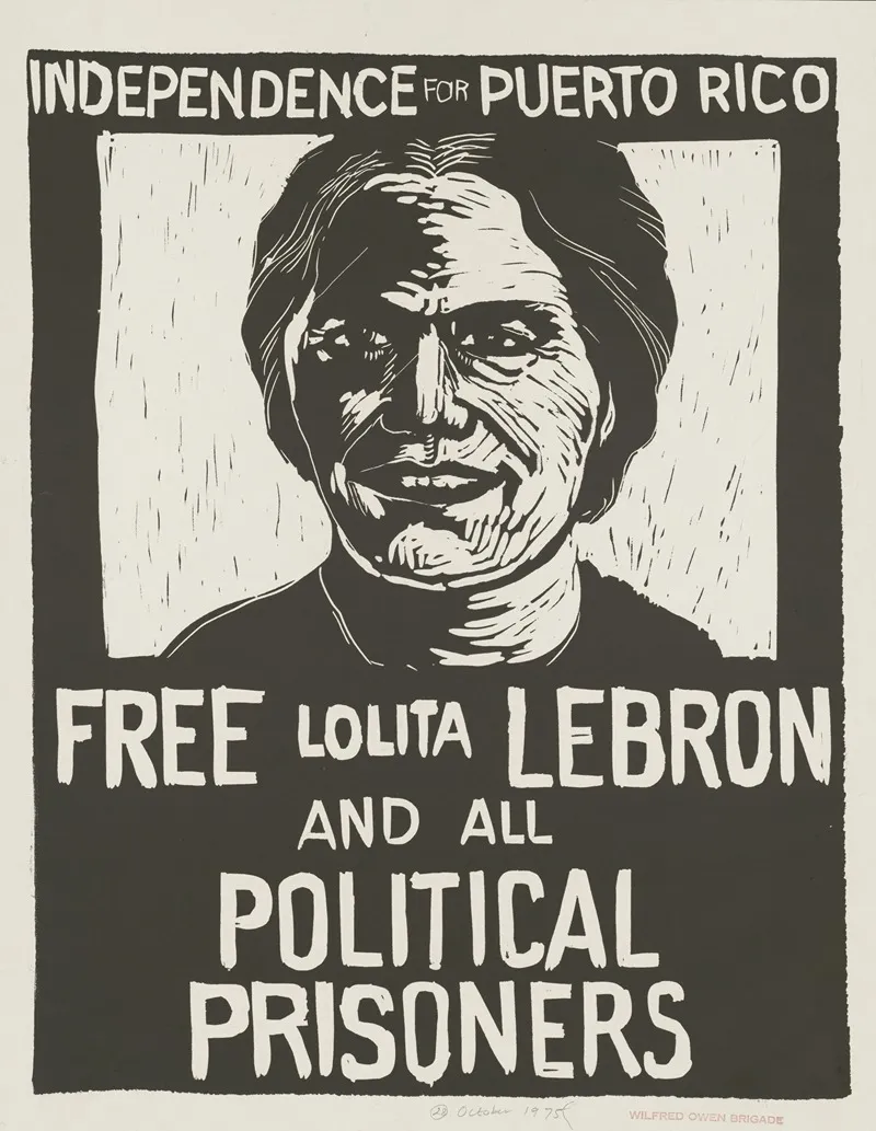 Free Lolita Lebron And All Political Prisoners Wall Art by Rachael Romero - High-Resolution Digital Print