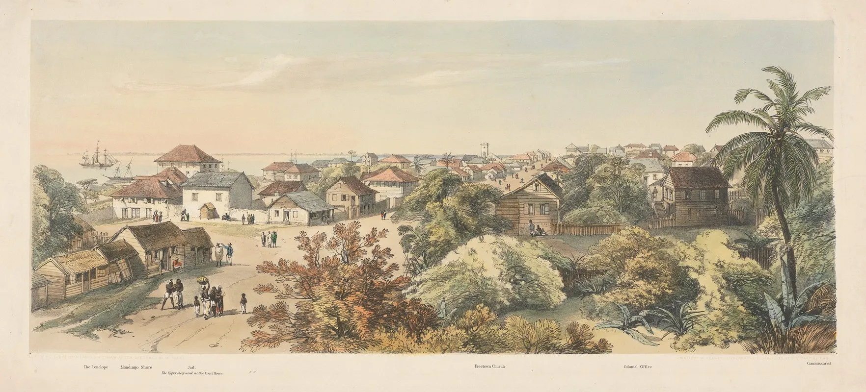 Freetown Sierra Leone 2 Wall Art by Auguste François Laby - High-Resolution Digital Print