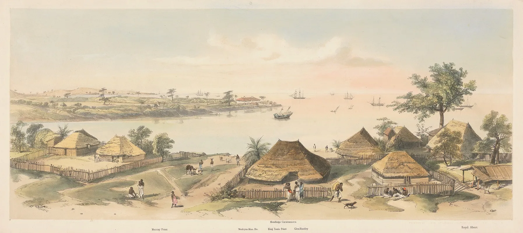 Freetown Sierra Leone 4 Wall Art by Auguste François Laby - High-Resolution Digital Print