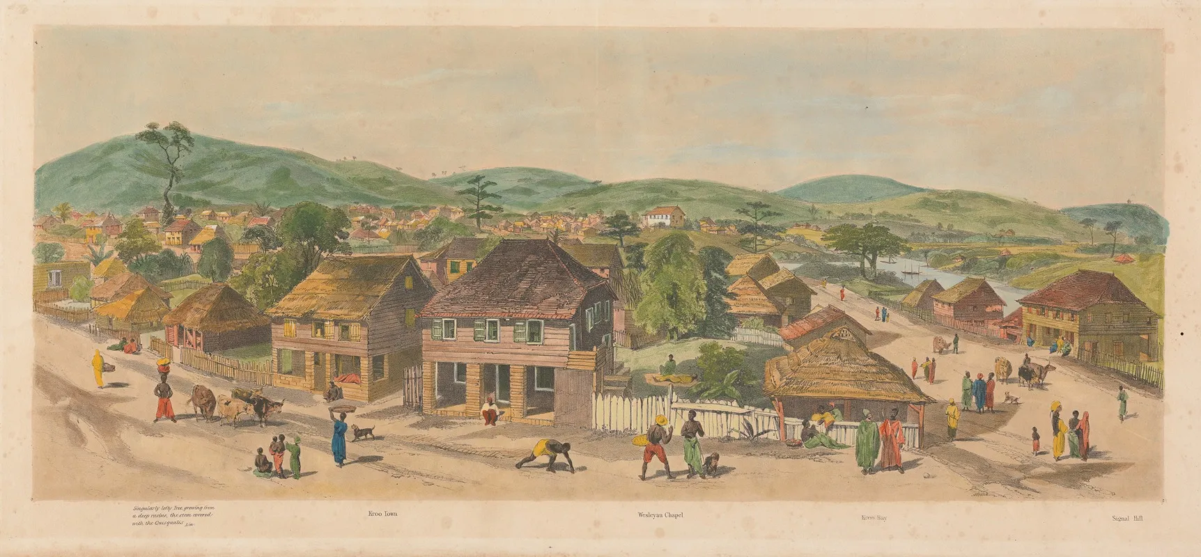 Freetown Sierra Leone 5 Wall Art by Auguste François Laby - High-Resolution Digital Print