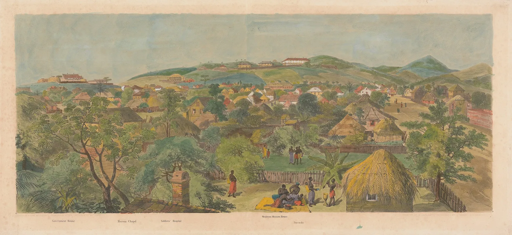 Freetown Sierra Leone 6 Wall Art by Auguste François Laby - High-Resolution Digital Print