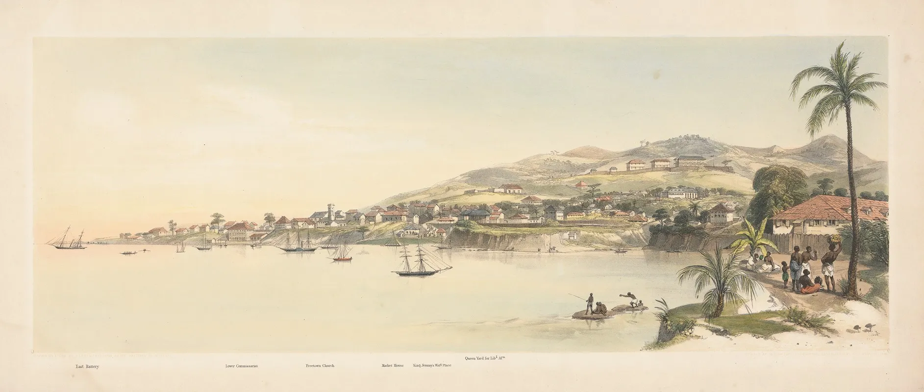 Freetown Sierra Leone 7 Wall Art by Auguste François Laby - High-Resolution Digital Print