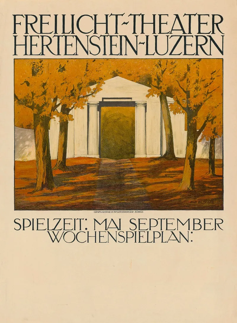 Freilicht Theater Luzern Hertenstein Wall Art by Robert Elmiger - High-Resolution Digital Print