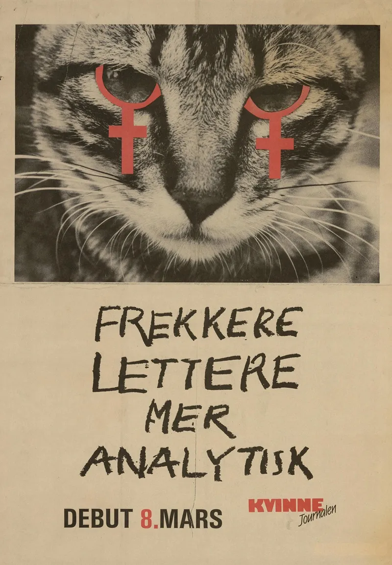 Frekkere Lettere Mer Analytisk Kvinnejournalen Debut 8 Mars Wall Art by Kvinnefronten (The Women's Front) - High-Resolution Digital Print