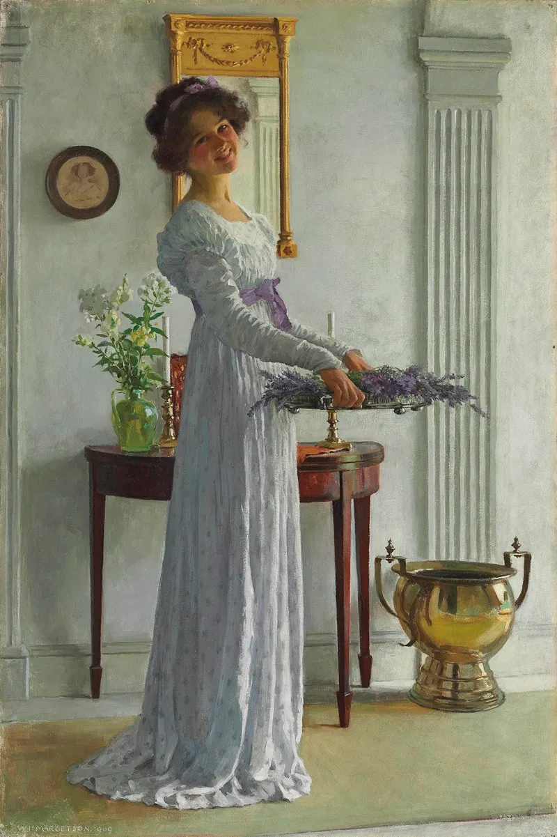 Fresh Lavender Wall Art by William Henry Margetson - High-Resolution Digital Print