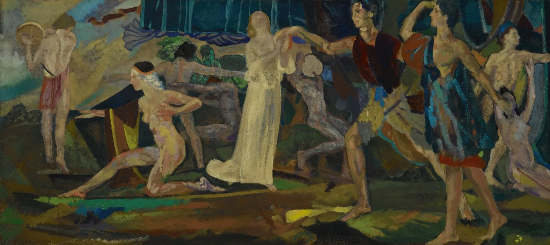 Freshness Of The Wounded Wall Art by Arthur Bowen Davies - High-Resolution Digital Print