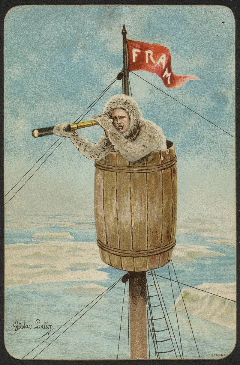 Fridtjof Nansen Wall Art by Gustav Lærum - High-Resolution Digital Print