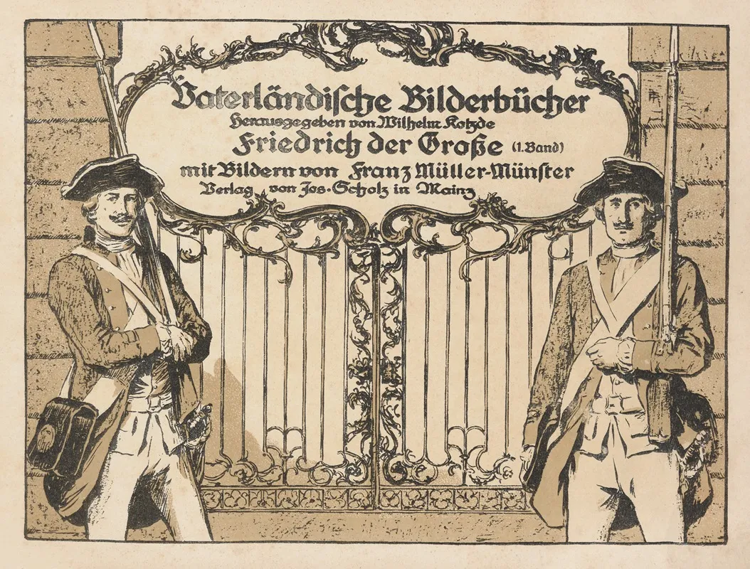 Friedrich Der Grose Pl 1 Wall Art by Franz Müller-Münster - High-Resolution Digital Print