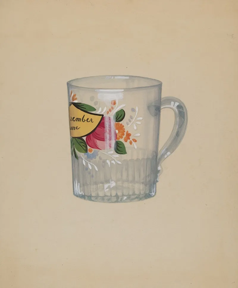 Friendship Mug Wall Art by Elizabeth Dimling - High-Resolution Digital Print