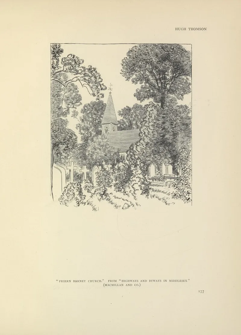 Friern Barnet Church Highways And Byways In Middlesex