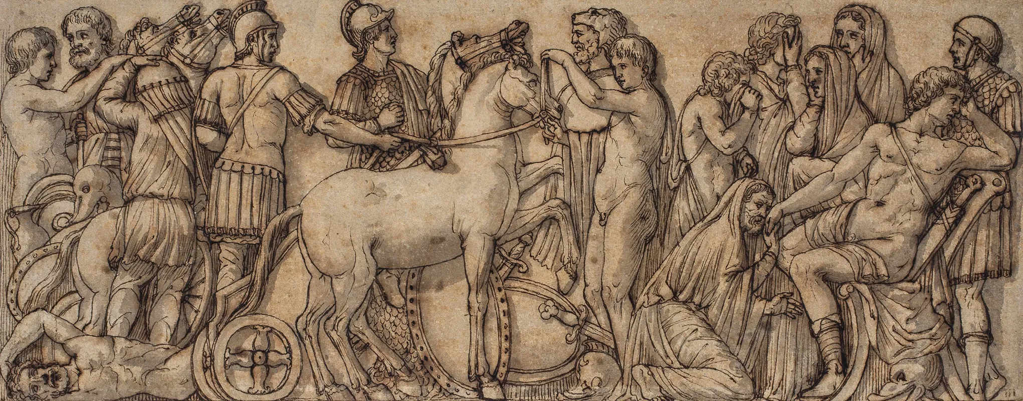 Frieze From A Roman Sarcophagus