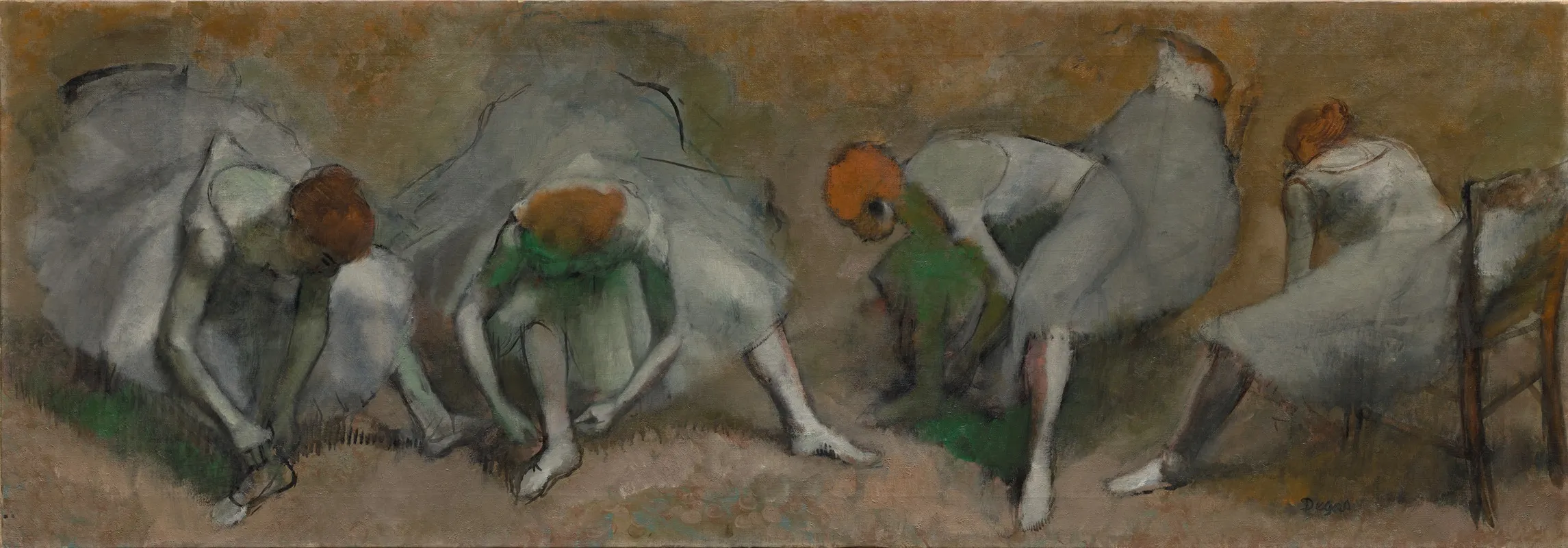Frieze Of Dancers Wall Art by Edgar Degas - High-Resolution Digital Print