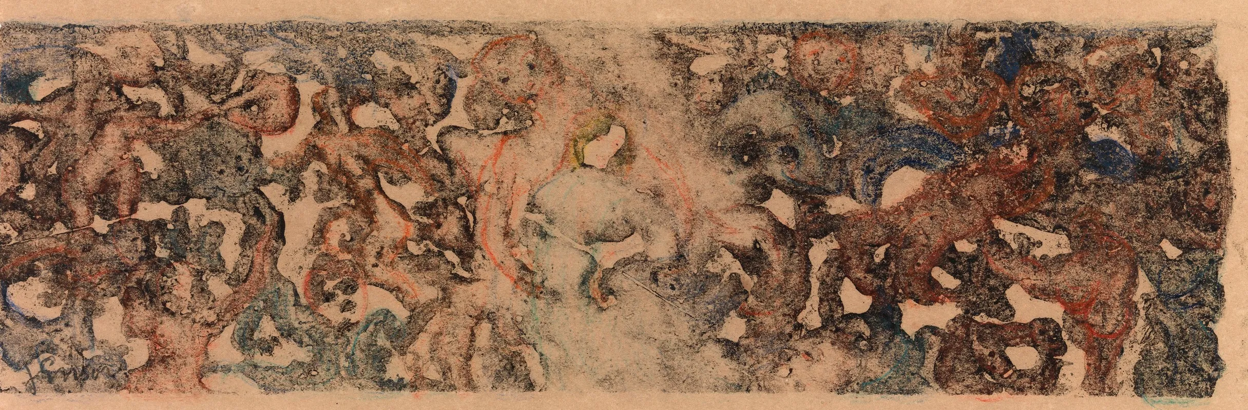 Frieze With Little Monsters Wall Art by James Ensor - High-Resolution Digital Print