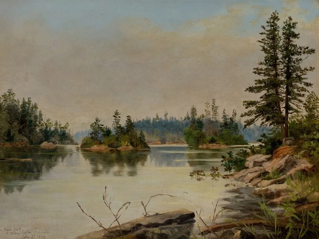 From Bare Island Stony Lake Ontario Wall Art by Edward Roper - High-Resolution Digital Print