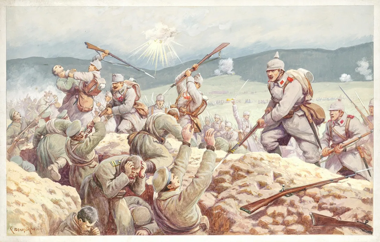 From The Battles In The Carpathians Memories From The Trenches Pl 2 Wall Art by Carl Benesch - High-Resolution Digital Print