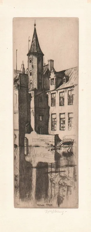 From The Flemish Set Quay Of The Rosary Bruges