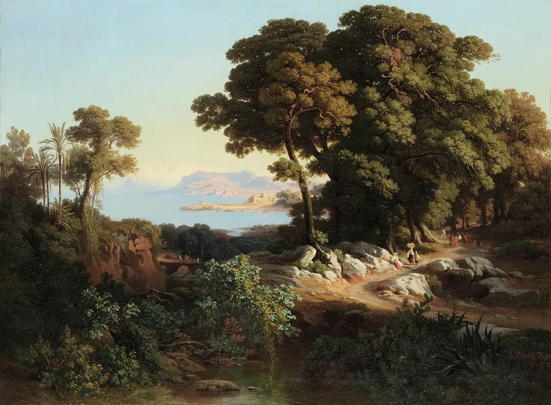 From The Surroundings Of Monreale Sicily