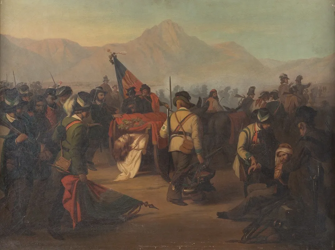 From The Tyrolean War Of Liberation Wall Art by Josef Büche - High-Resolution Digital Print
