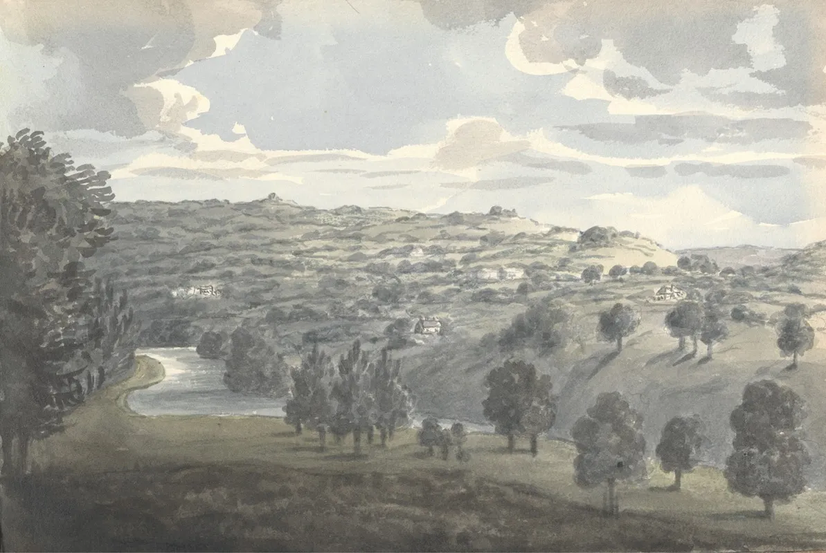 From Window At Daylesford October 20 1830