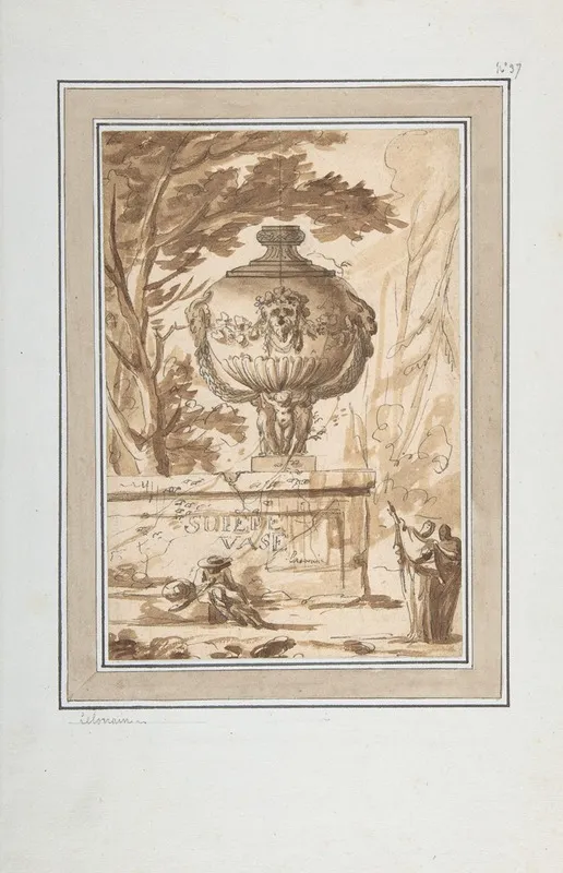 Frontispiece For A Suite Of Vase Designs