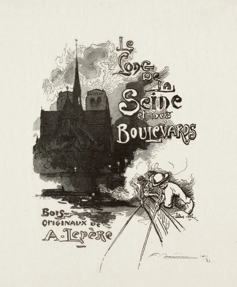 Frontispiece Le Long De La Seine Et Des Boulevards