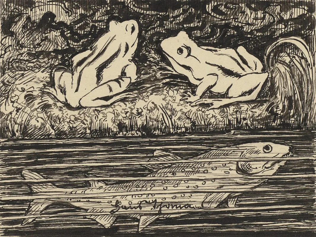 Frosch Wall Art by Hans Thoma - High-Resolution Digital Print