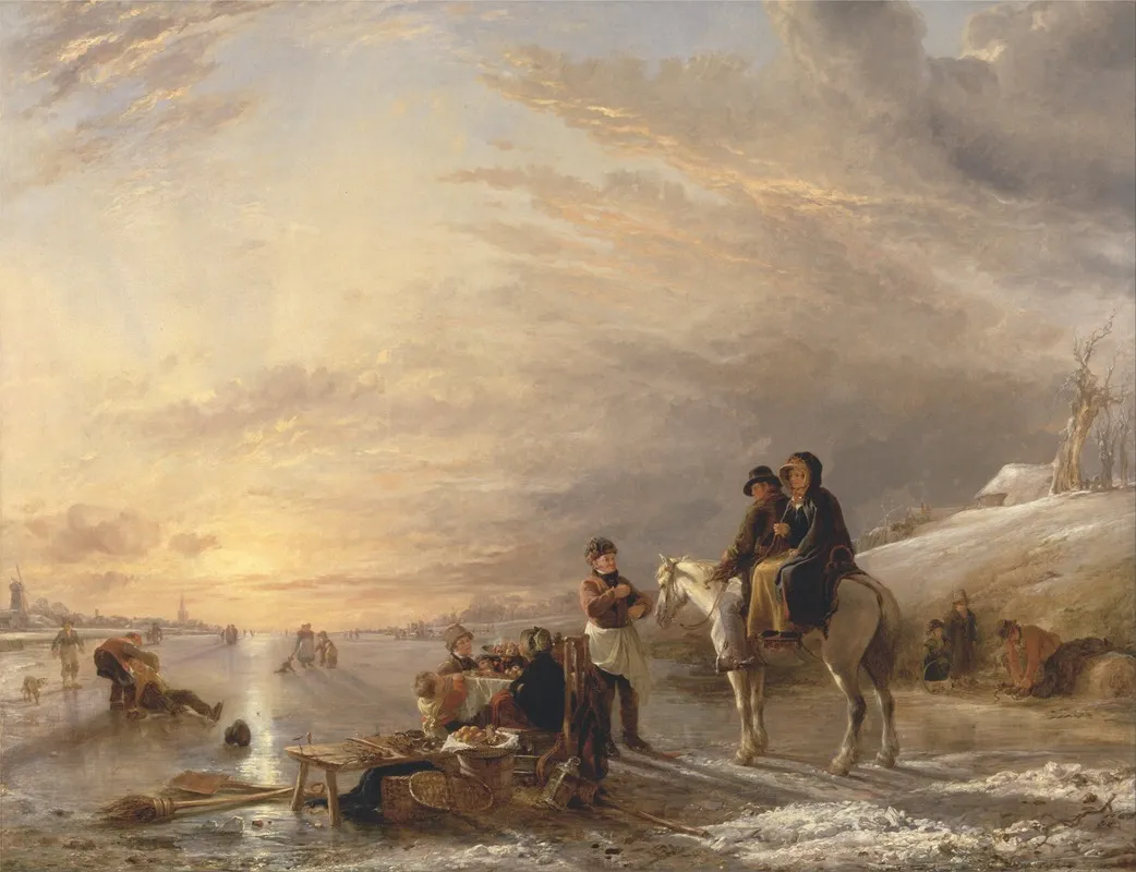 Frost Scene Wall Art by William Collins - High-Resolution Digital Print