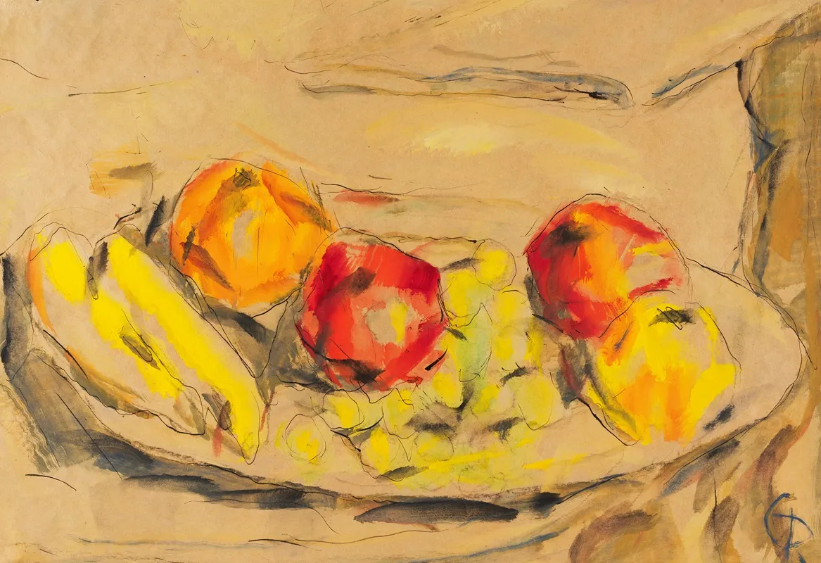 Fruchtschale Wall Art by Christian Rohlfs - High-Resolution Digital Print