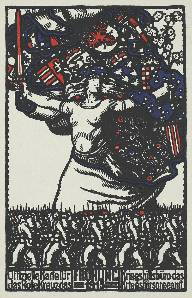 Fruhling 1915 Wall Art by Wilhelm Dachauer - High-Resolution Digital Print