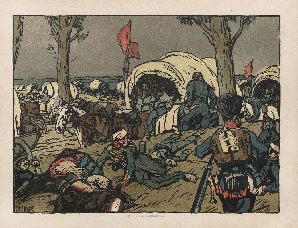 Fruhling Und Freiheit 1813 Pl 6 Wall Art by Angelo Jank - High-Resolution Digital Print