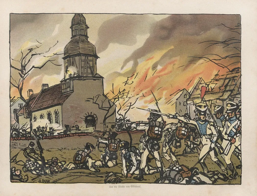 Fruhling Und Freiheit 1813 Pl 7 Wall Art by Angelo Jank - High-Resolution Digital Print