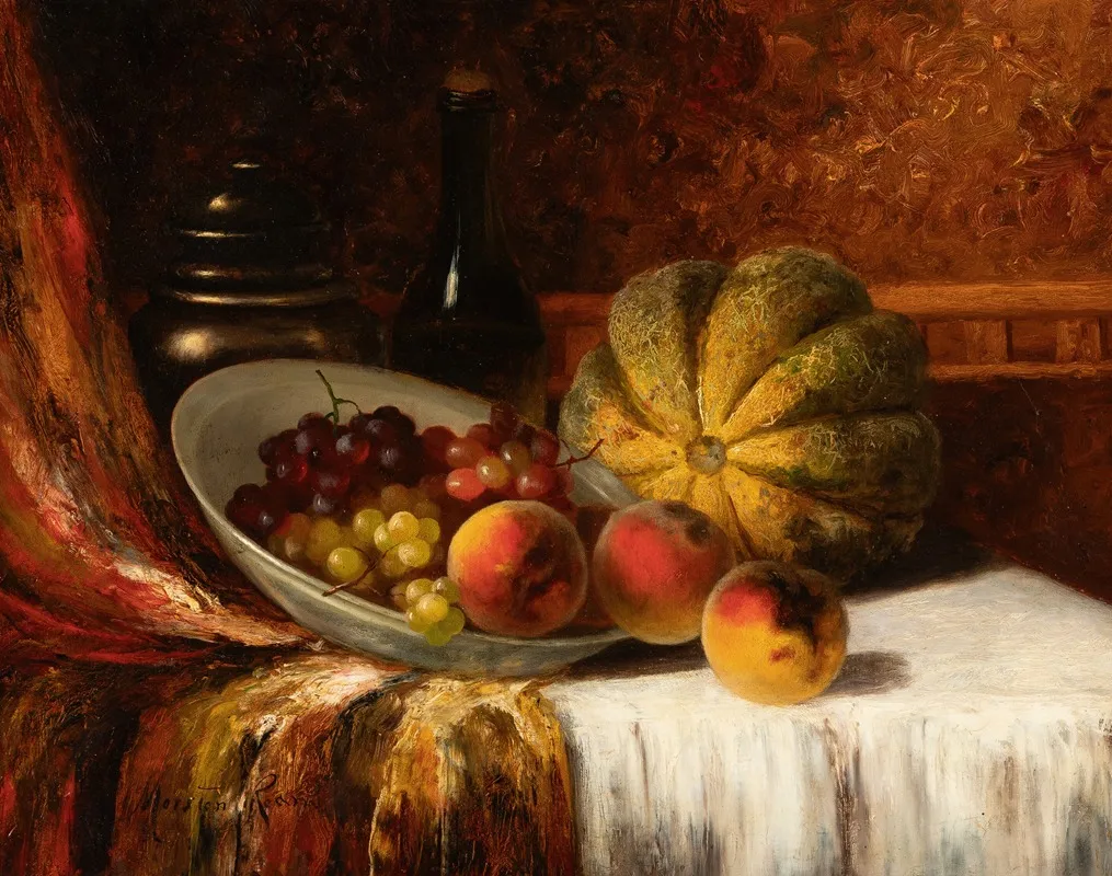 Fruit And Wine Wall Art by Morston Constantine Ream - High-Resolution Digital Print
