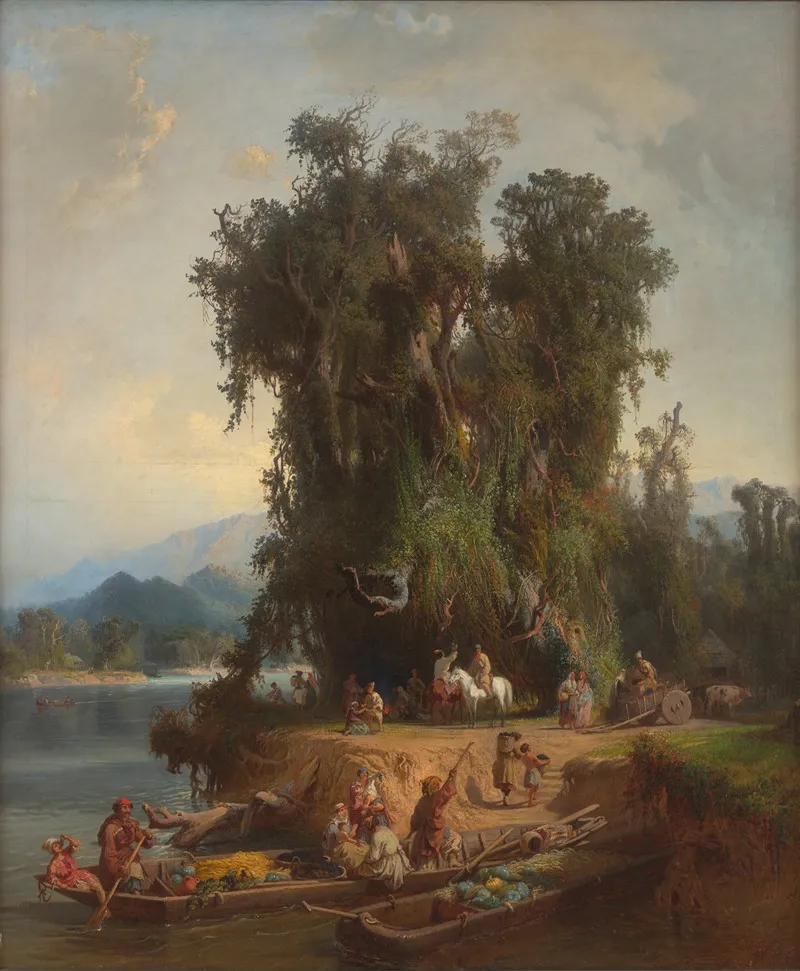 Fruit Harvesting In Mengrelia Wall Art by Paul Franken - High-Resolution Digital Print