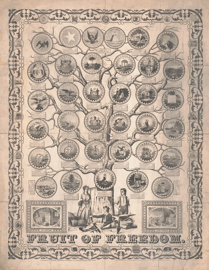 Fruit Of Freedom 2 Wall Art by Ensign, Bridgman &amp; Fanning - High-Resolution Digital Print