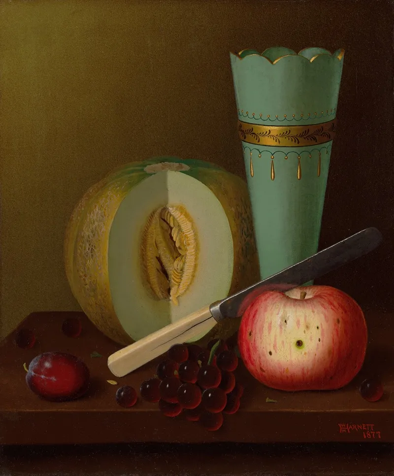 Fruit Pieces Wall Art by William Michael Harnett - High-Resolution Digital Print