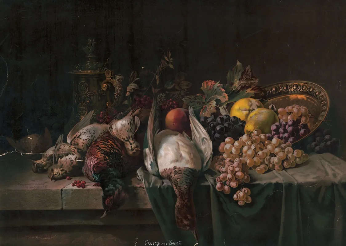 Fruits And Game Wall Art by Rene Gronlane - High-Resolution Digital Print