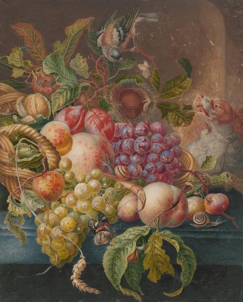 Fruitstilleven Wall Art by Herman Henstenburgh - High-Resolution Digital Print
