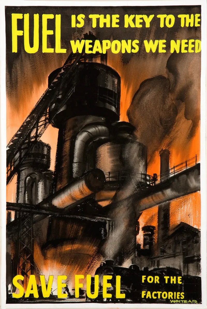 Fuel Is The Key To The Weapons We Need Save Fuel For The Factories Wall Art by Whitear - High-Resolution Digital Print