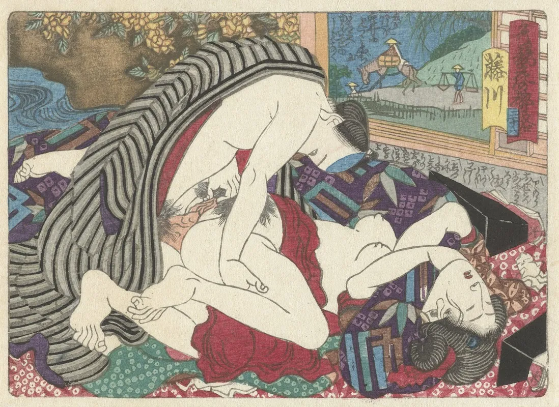 Fujikawa 3 Wall Art by Utagawa Kunisada (Toyokuni III) - High-Resolution Digital Print