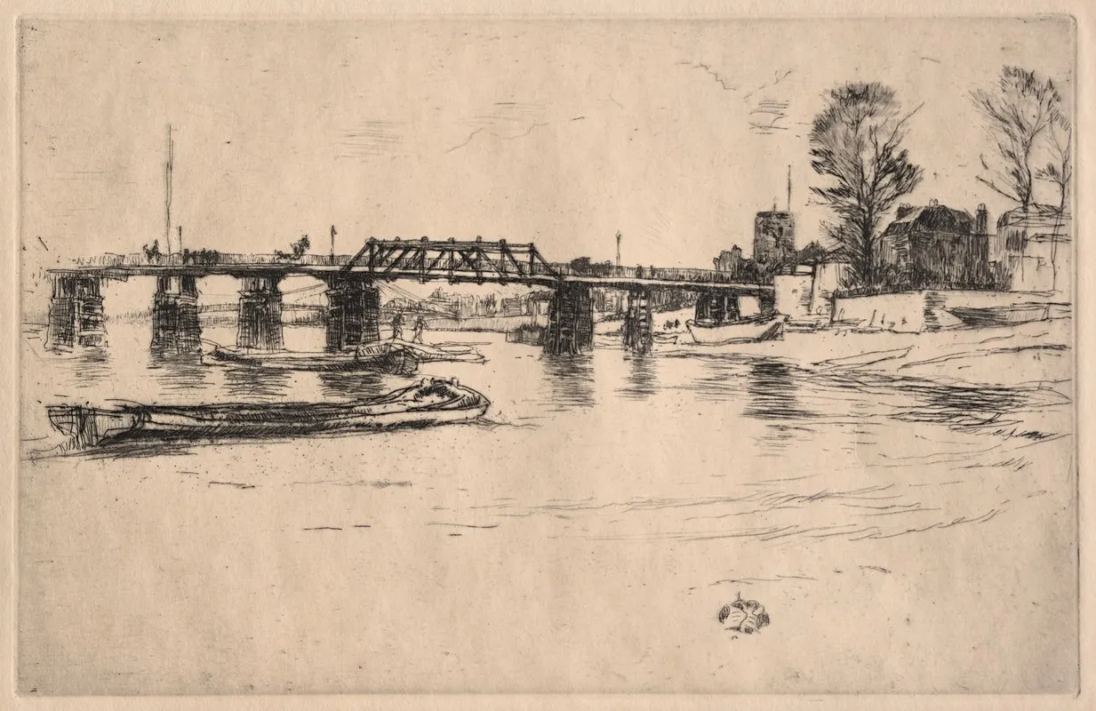 Fulham 4 Wall Art by James Abbott McNeill Whistler - High-Resolution Digital Print