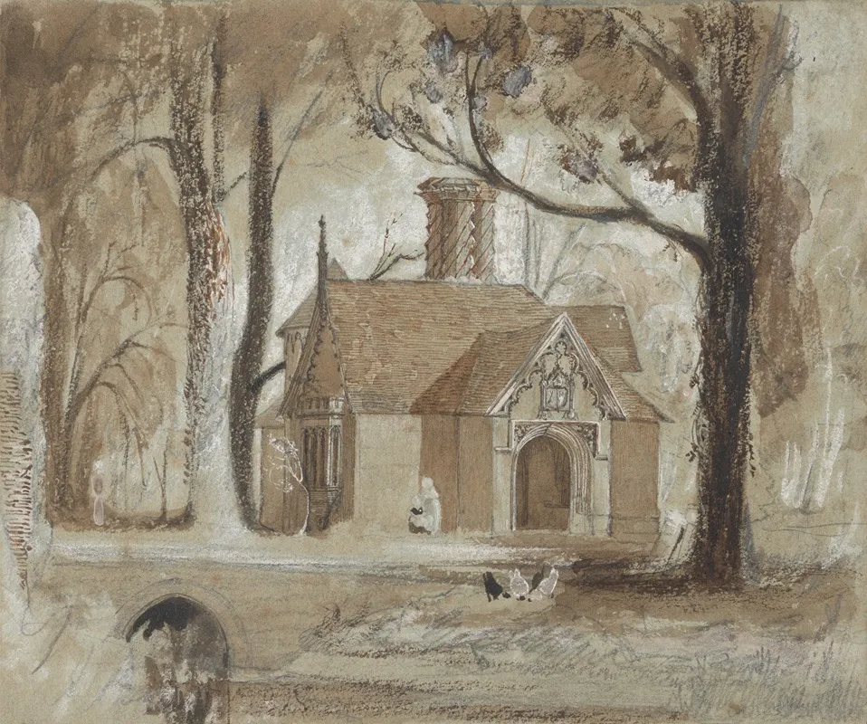 Fulham Palace Porters Lodge Wall Art by John Gendall - High-Resolution Digital Print