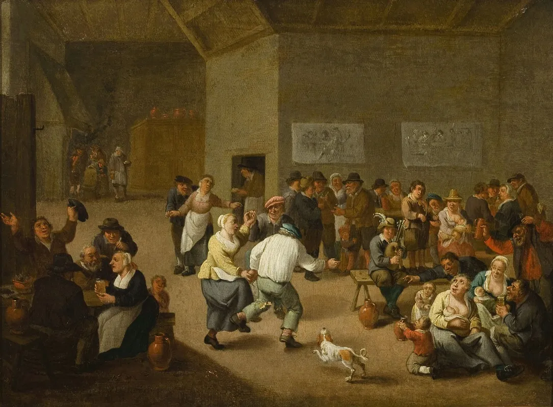 Fun At The Inn Wall Art by Mattheus van Helmont - High-Resolution Digital Print