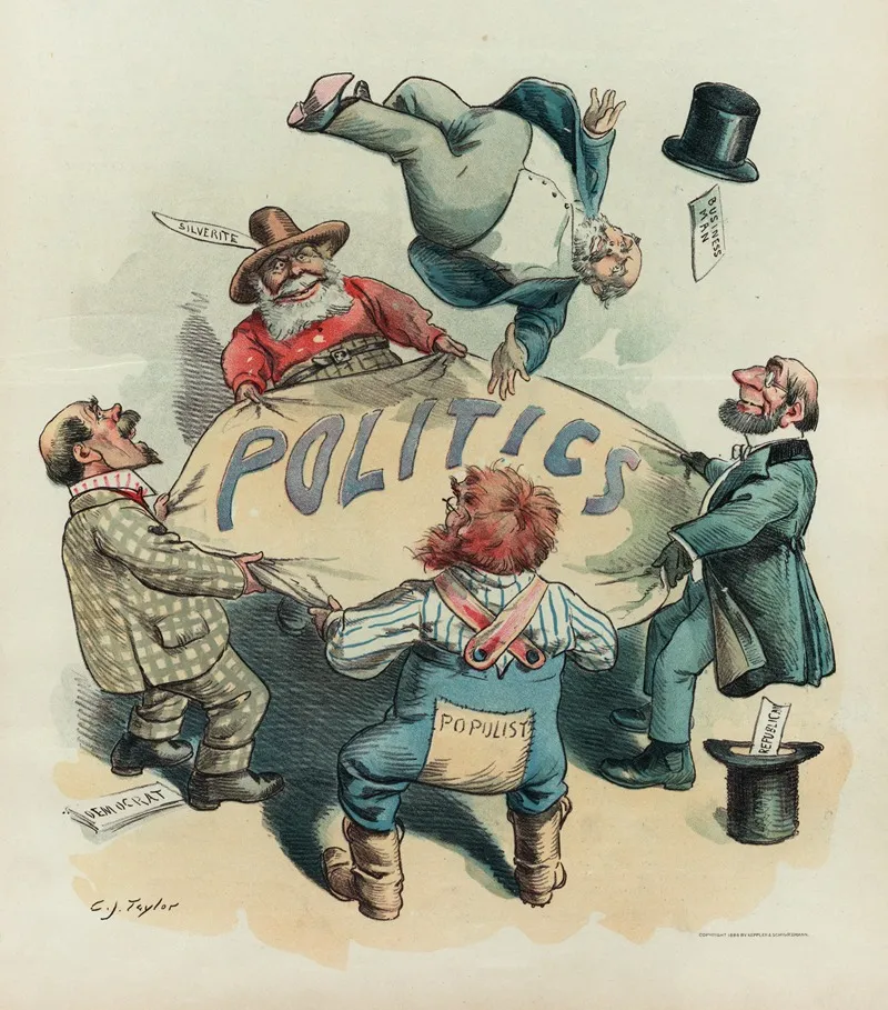 Fun For The Politicians But Rough On The Business Man Wall Art by Charles Jay Taylor - High-Resolution Digital Print